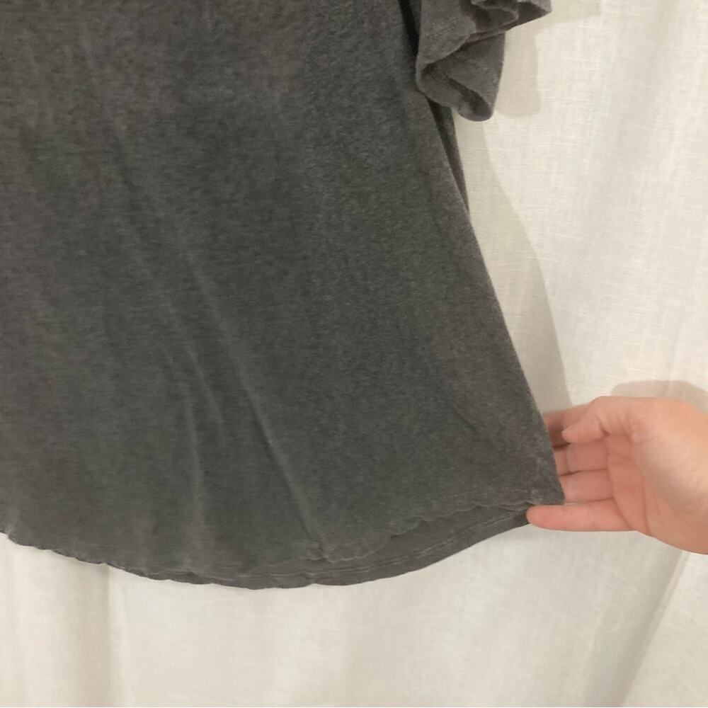 James Perse Dark Gray Basic Minimalist Casual Rou… - image 3